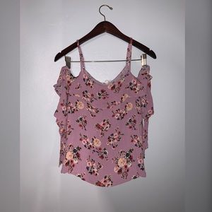 Floral long sleeves top